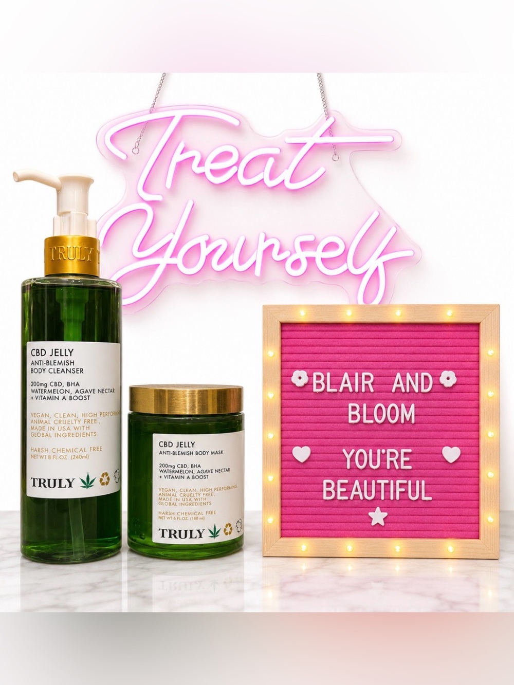 Truly Beauty C.B.D. Anti-Blemish Body Cleanser & Body Mask-Discontinued